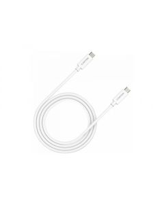 CANYON Kabl USB tip C na USB tip C, 8K, 40 Gbps, 1m, bela