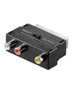ZED ELECTRONIC Scart prelaz na 3 x RCA (činč), sa prekidačem - VP49 - 1357-2