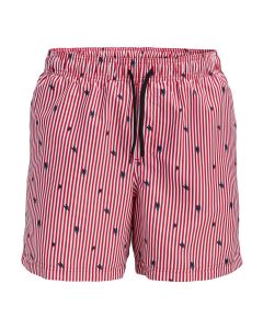 JJ REBEL SWIM ŠORC HAWAII PRINT CRVENI S