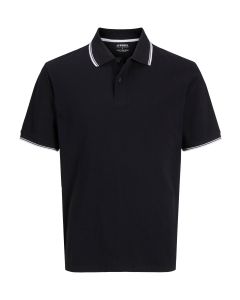 JJ REBEL MUŠKA POLO MAJICA ZELL CRNA XXL