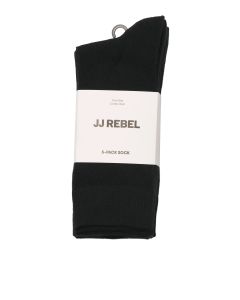 JJ REBEL DUGE ČARAPE CRNE 5 PAK