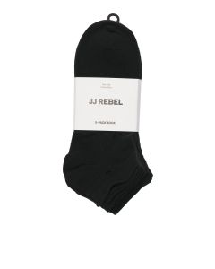 JJ REBEL KRATKE ČARAPE CRNE 5 PAK