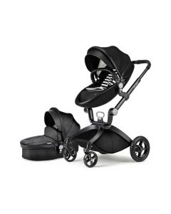 HOT MOM Kolica Black 2u1 (sportsko sedište + korpa) - F022BLACK