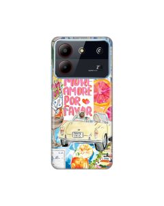 Maska za ZTE Blade A54 More Amore Silikonska Print