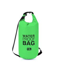 Vodootporna torba Dry Bag 15L, zelena - F100218