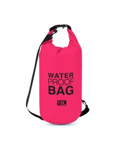 Vodootporna torba Dry Bag 15L, roze - F100728