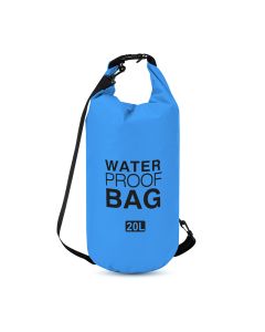 Vodootporna torba Dry Bag 20L, svetlo plava - F100731