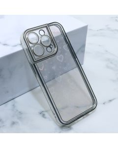 Futrola Heart za iPhone 14 Pro, srebrna - F106481