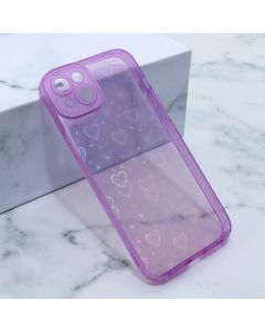 Futrola Heart Color za iPhone 14 Plus, ljubičasta - F106545