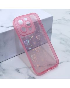 Futrola Heart Color za iPhone 14 Pro, roze - F106550