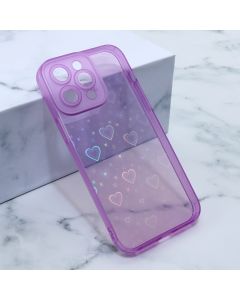 Futrola Heart Color za iPhone 14 Pro Max, ljubičasta - F106551