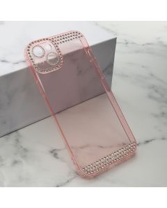 Futrola Diamond Side za iPhone 14 Plus, roze - F106609