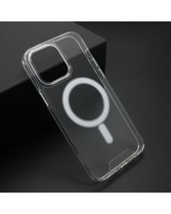 Futrola Silikonska Magnetic za iPhone 14 Pro Max, providna - F107356