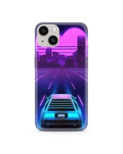 Maska Ultra tanki Print Neon Wave za iPhone 14 - F107495