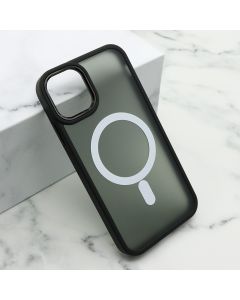Maska SILKY MAGSAFE za iPhone 11, crna - F110427
