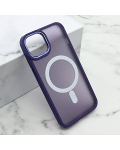 Maska SILKY MAGSAFE za iPhone 13, ljubičasta - F110431