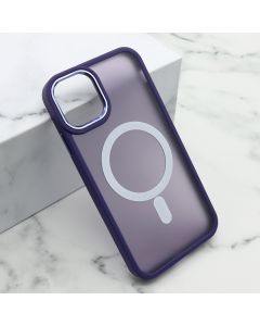 Futrola Silky Magsafe za iPhone 14, ljubičasta - F110434