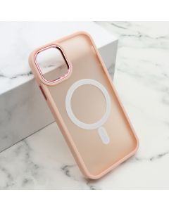 Futrola Silky Magsafe za iPhone 14, roze - F110435