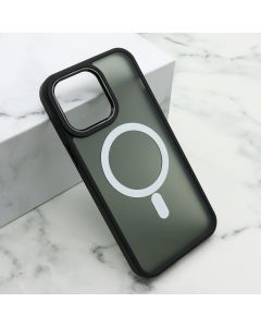 Maska SILKY MAGSAFE II za iPhone 14 Pro, crna - F110436