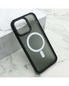Maska SILKY MAGSAFE II za iPhone 14 Pro Max, crna - F110439