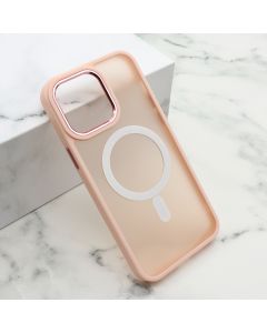 Futrola Silky Magsafe za iPhone 14 Pro Max, roze - F110441