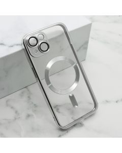 Futrola Protect Magsafe za iPhone 14, srebrna - F110618