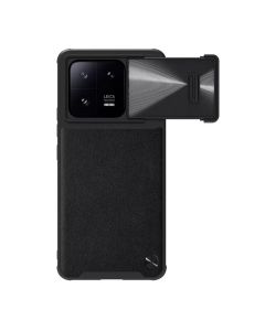 NILLKIN Maska Cam Shield Leather S za Xiaomi 13 Pro, crna - F111143