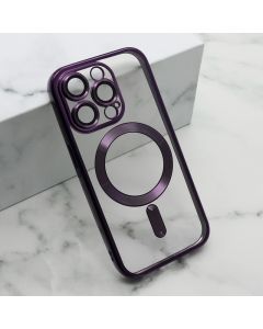 Maska za iPhone 15 Pro (61) ljubičasta CAMERA PROTECT MagSafe