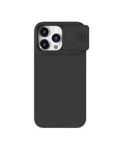 NILLKIN Maska Cam Shield Silky za iPhone 15 Pro, crna - F111633