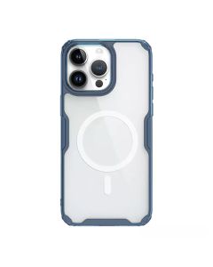 NILLKIN Maska Nature Pro Magnetic za iPhone 15, plava - F111645