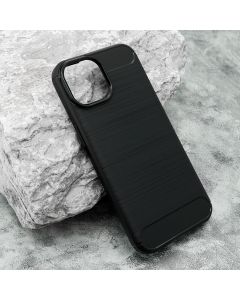 Maska silikon Brushed za iPhone 15, crna - F111743