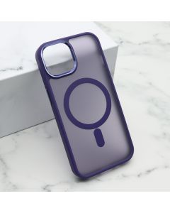 Futrola Silky Magsafe za iPhone 15, ljubičasta - F111792