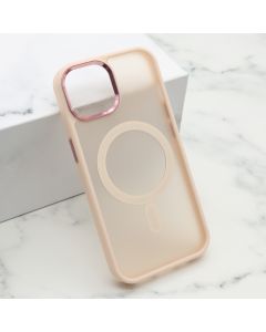 Futrola Silky Magsafe za iPhone 15, roze - F111793