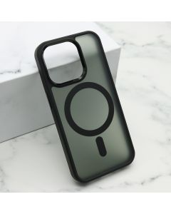 Futrola Silky Magsafe za iPhone 15 Pro, crna - F111794