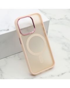Futrola Silky Magsafe za iPhone 15 Pro, roze - F111796