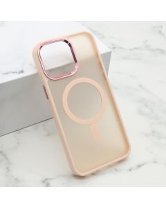 Futrola Silky Magsafe za iPhone 15 Pro Max, roze - F111799