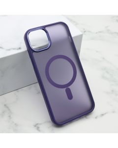 Futrola Silky Magsafe za iPhone 15 Plus, ljubičasta - F111801