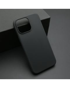 Maska za iPhone 15 Pro Max (67) ULTRA TANKI KOLOR crna