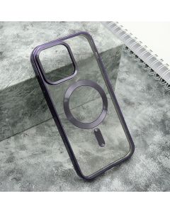 Futrola Clear Elegant Magsafe za iPhone 15 Pro Max, ljubičasta - F112723
