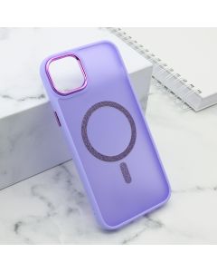 Futrola Shining Magsafe za iPhone 15 Plus, ljubičasta - F112836
