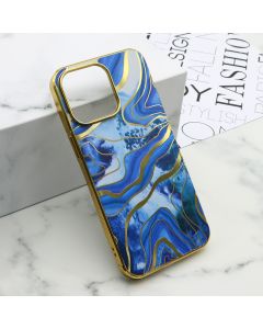 Futrola Marble za iPhone 15 Pro Max, plava - F113283