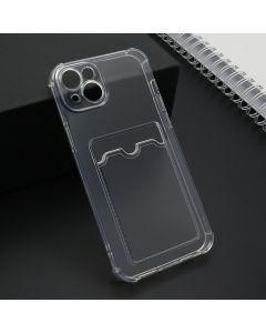 Futrola Card Pocket za iPhone 15 Plus, providna - F113327