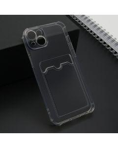 Futrola Card Pocket za iPhone 15 Plus, siva - F113328