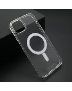 Futrola Silikonska Magnetic za iPhone 15 Plus, providna - F113616