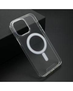 Futrola Silikonska Magnetic za iPhone 15 Pro Max, providna - F113618