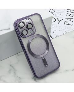 Futrola Glitter Magsafe za iPhone 15 Pro, ljubičasta - F113831