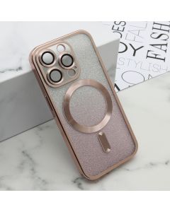 Futrola Glitter Magsafe za iPhone 15 Pro, roze - F113832