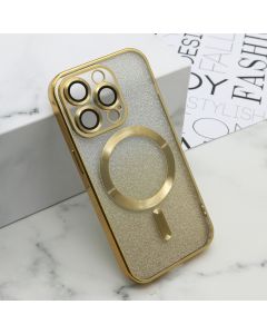 Futrola Glitter Magsafe za iPhone 15 Pro , zlatna - F113833