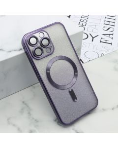 Futrola Glitter Magsafe za iPhone 15 Pro Max, ljubičasta - F113836