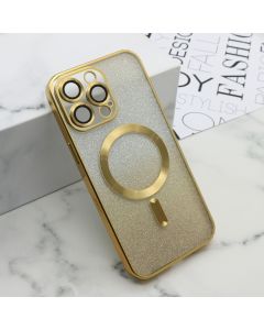 Futrola Glitter Magsafe za iPhone 15 Pro Max , zlatna - F113838